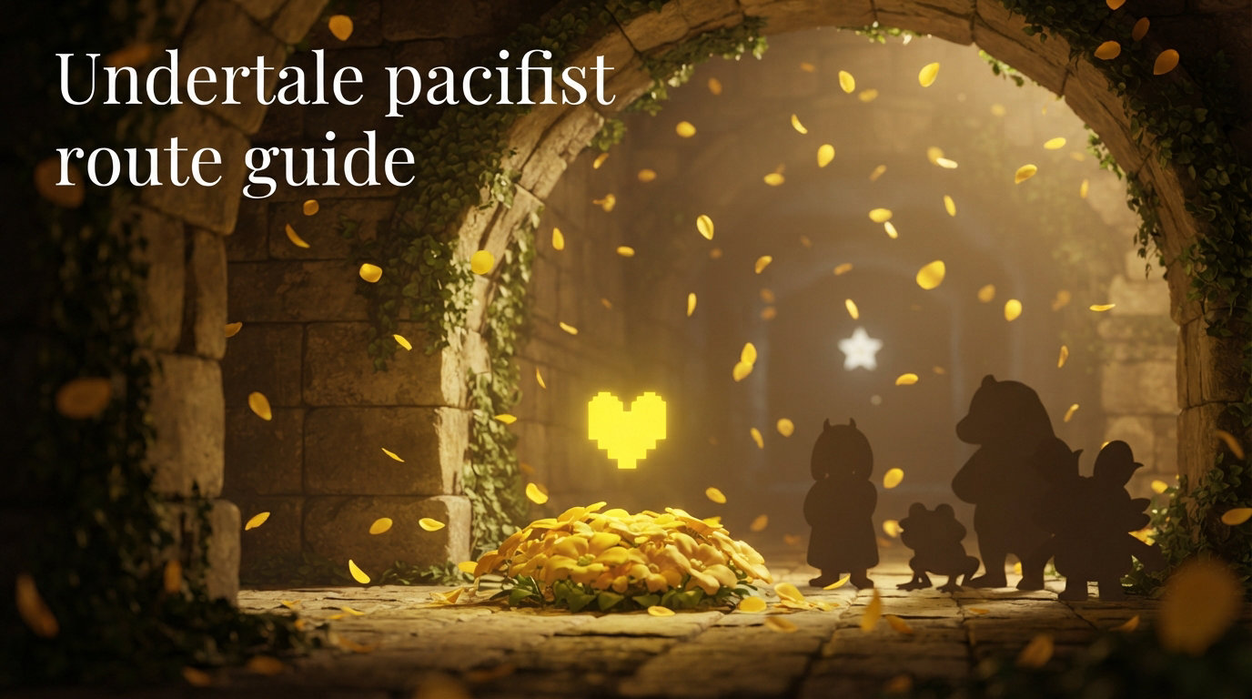 Undertale pacifist route guide
