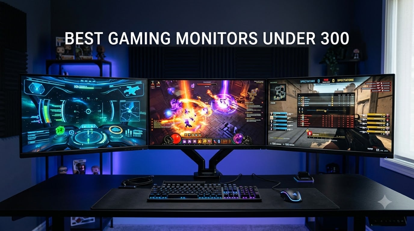 best gaming monitors under 300
