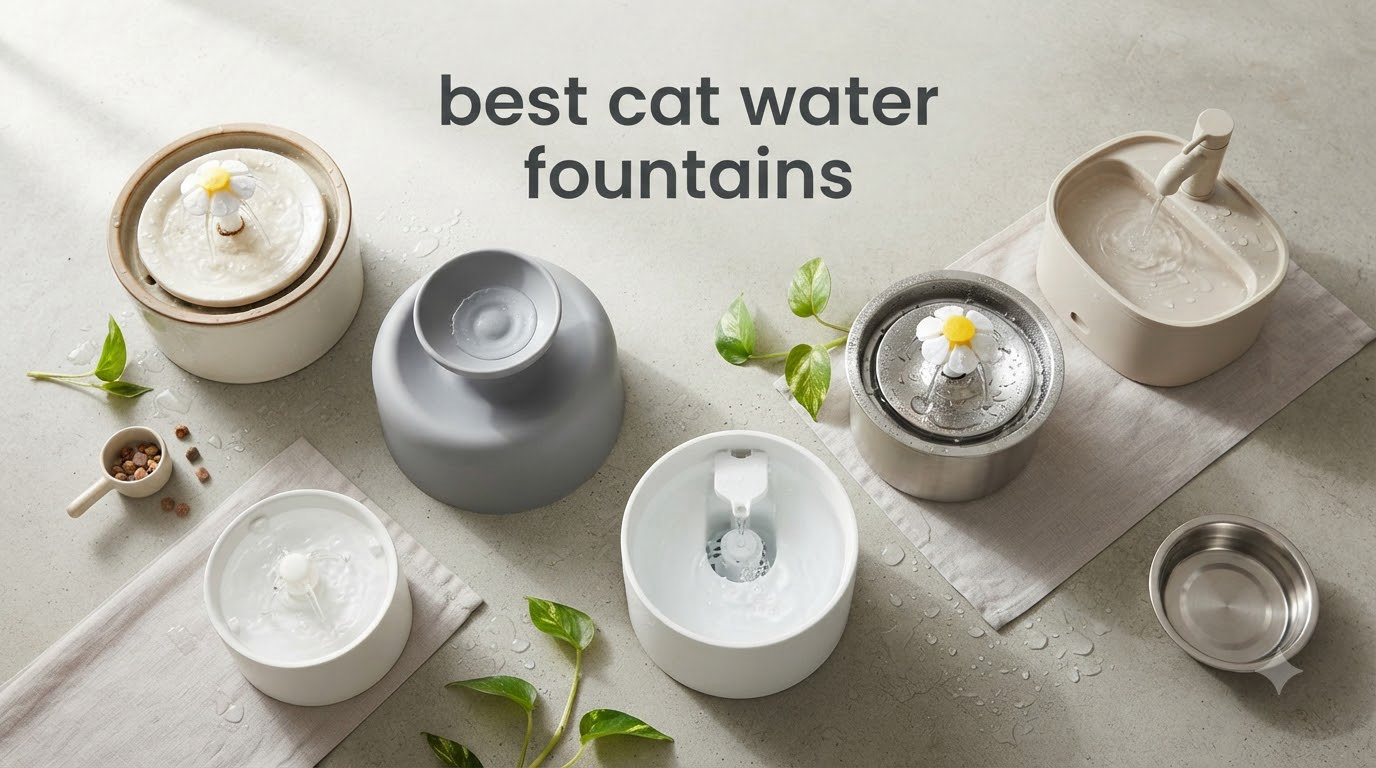best cat water fountains