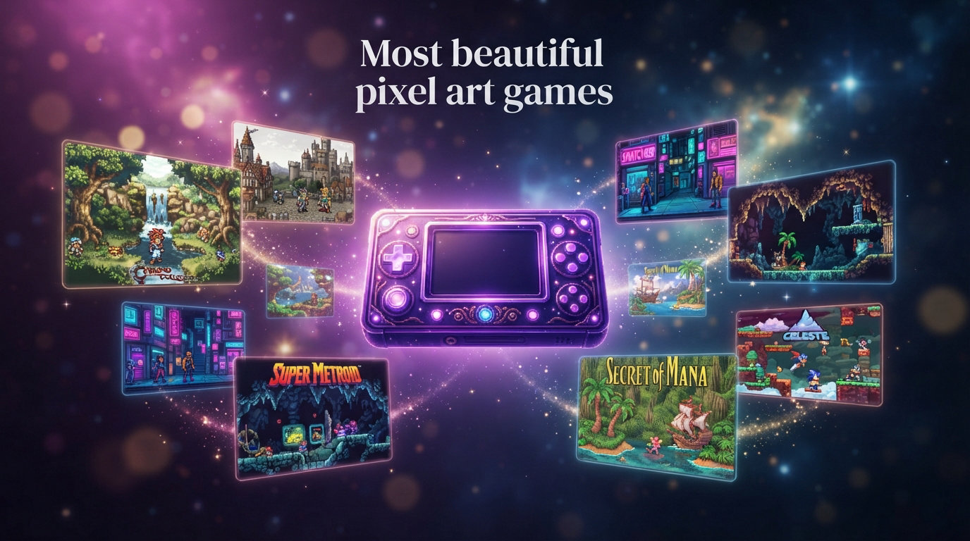Most beautiful pixel art games