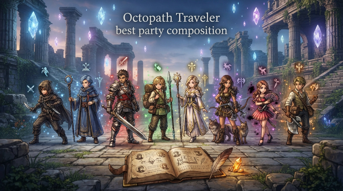 Octopath Traveler best party composition