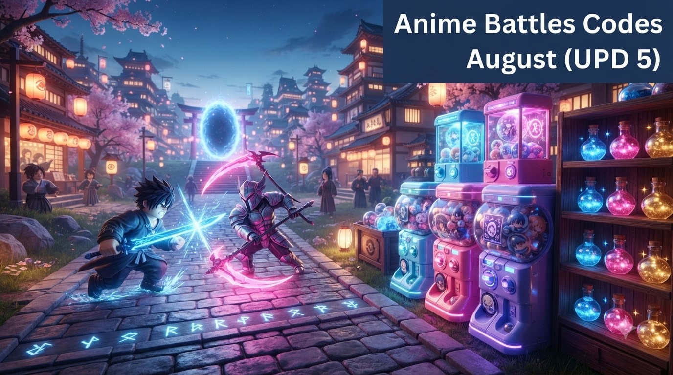 Anime Battles Codes August 2026 (UPD 5)