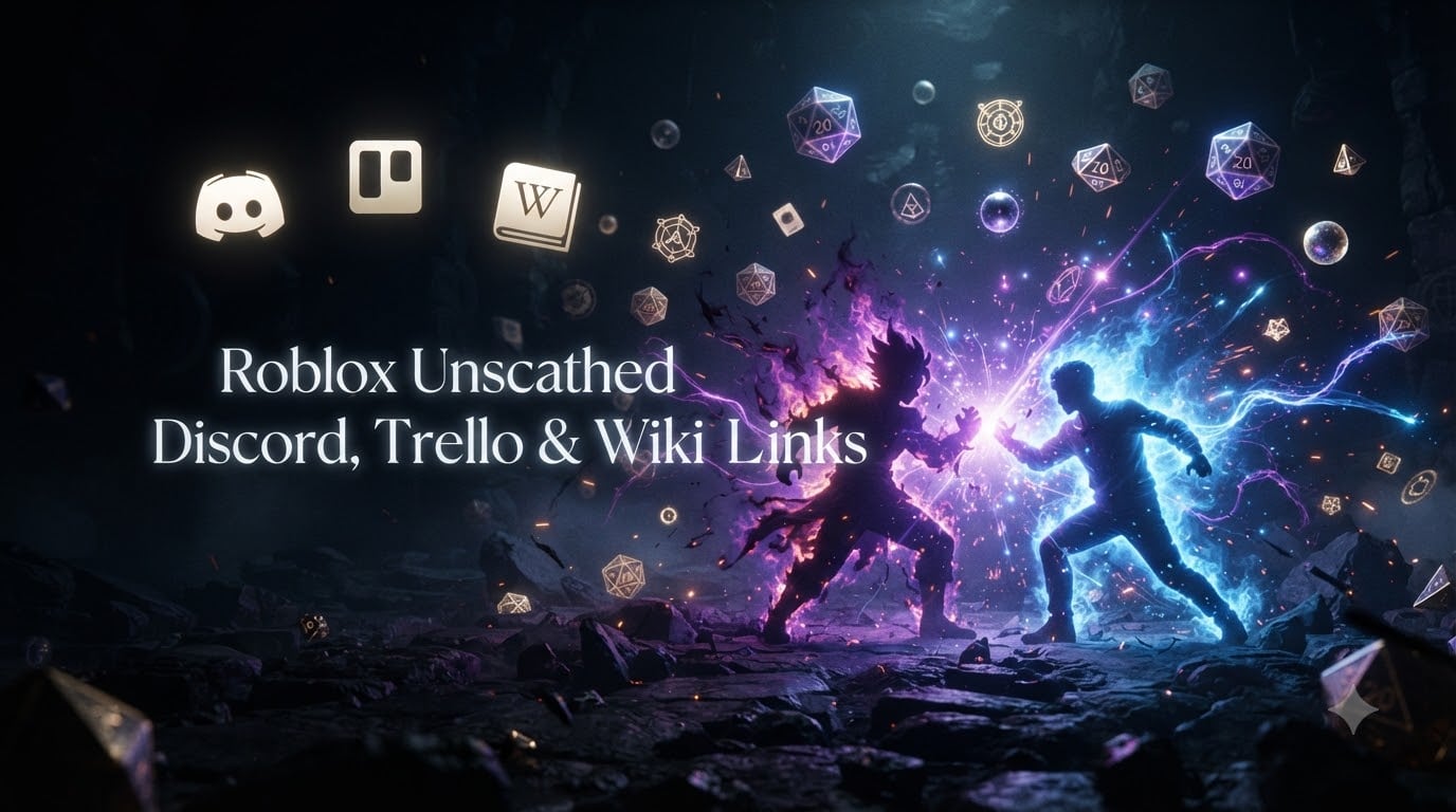 Roblox Unscathed Discord, Trello & Wiki Links