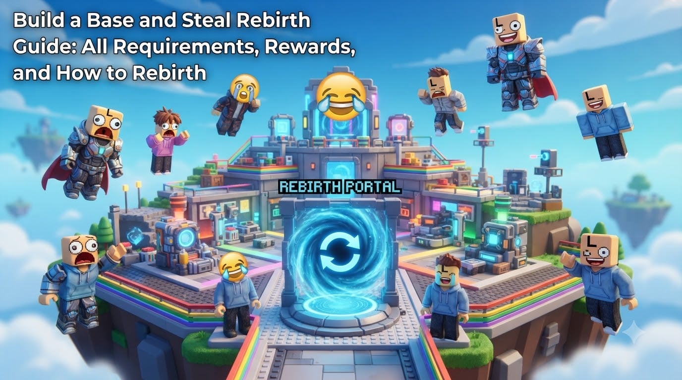 Build a Base and Steal Rebirth Guide: All Requirements, Rewards, and How to Rebirth