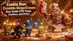 Cookie Run: Crumble GingerCraven Boss Guide (F2P Team, Cookies, and Pets)