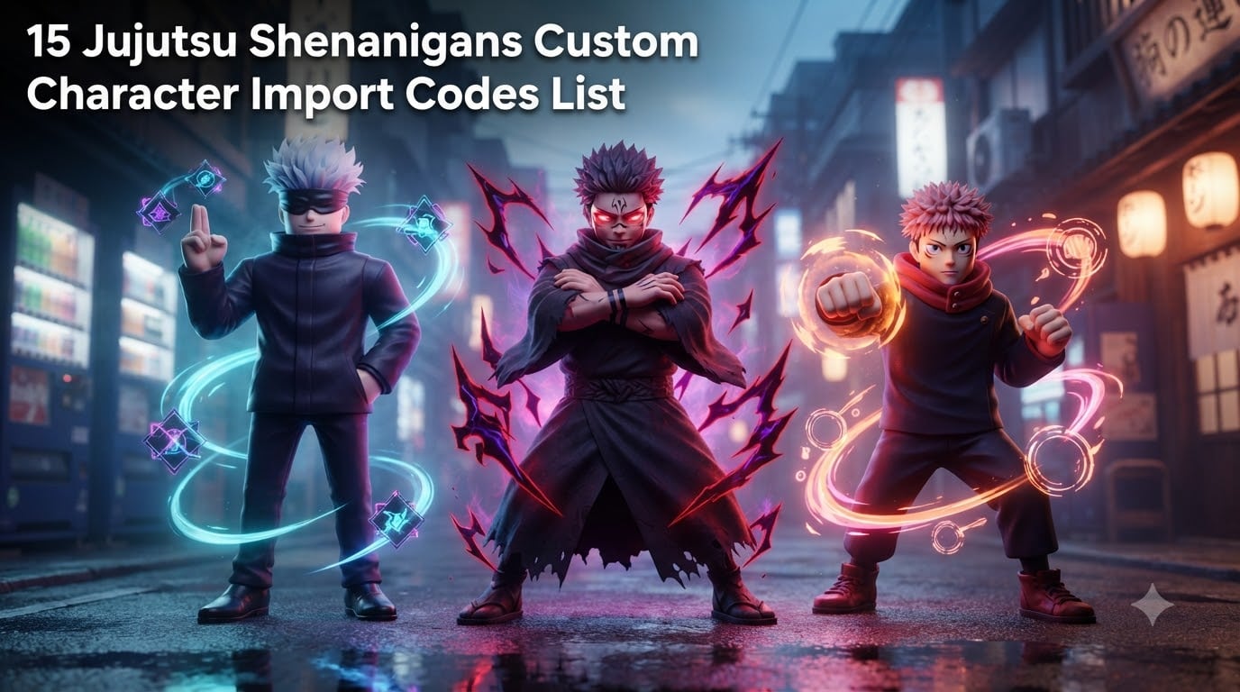 15 Jujutsu Shenanigans Custom Character Import Codes List