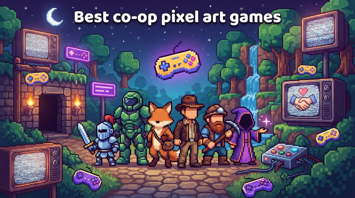 Best co-op pixel art games