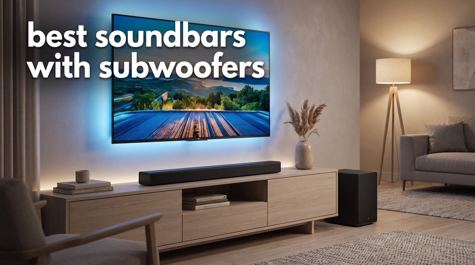 best soundbars with subwoofers
