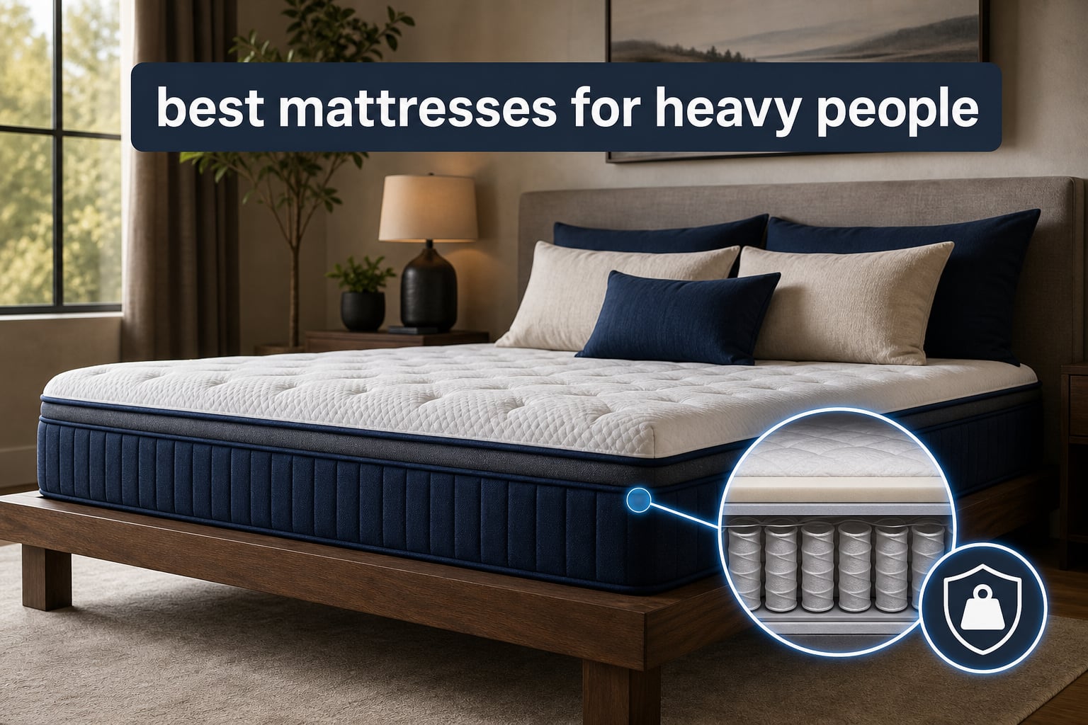 best mattresses for heavy people