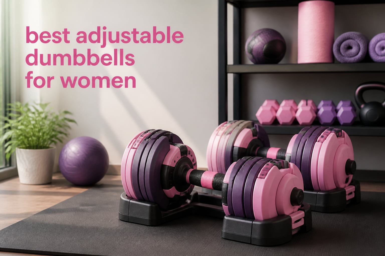 best adjustable dumbbells for women