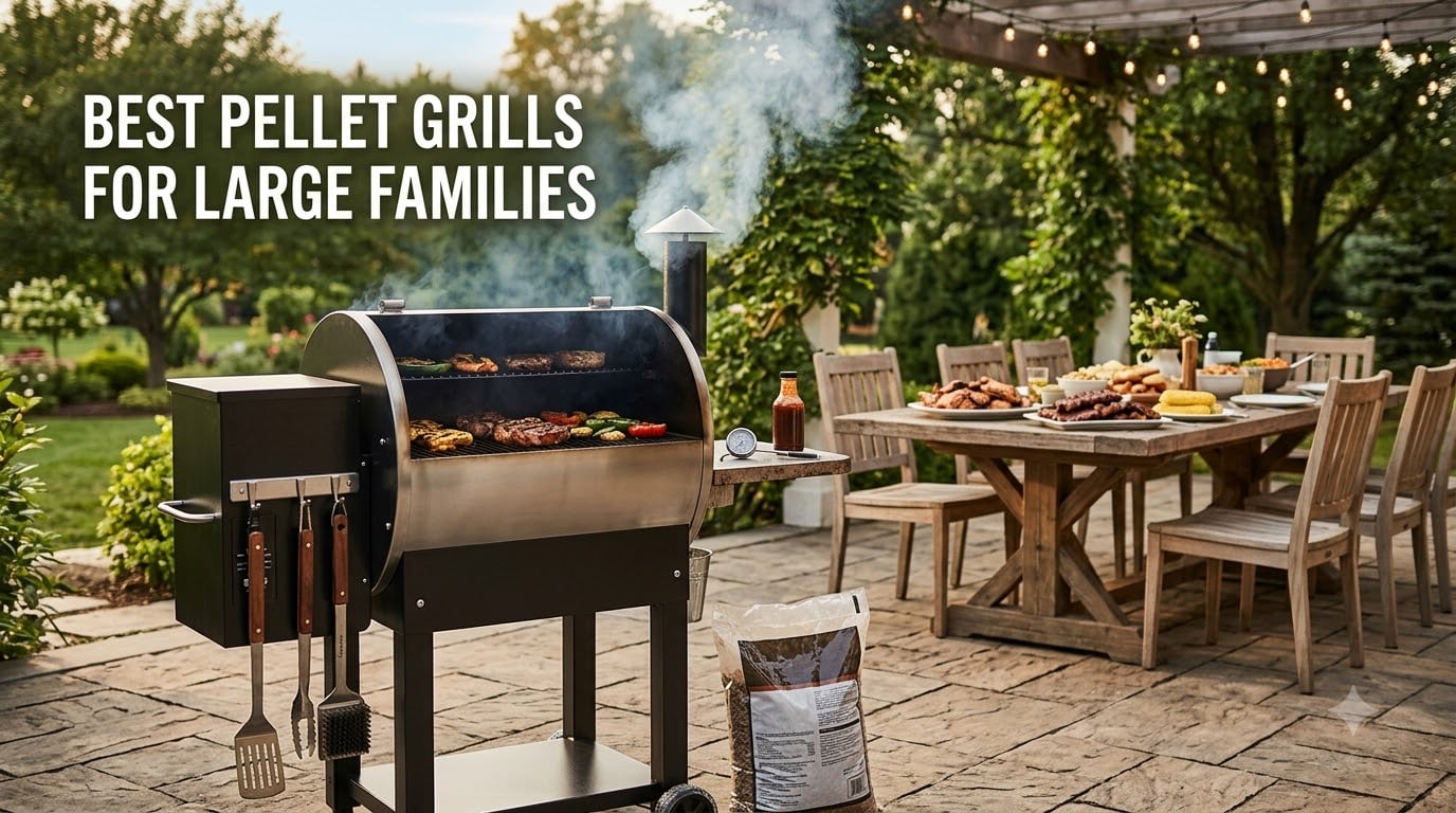 best pellet grills for large families