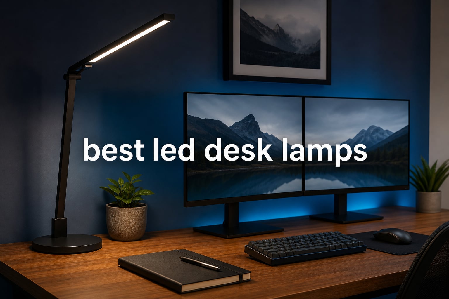 best led desk lamps