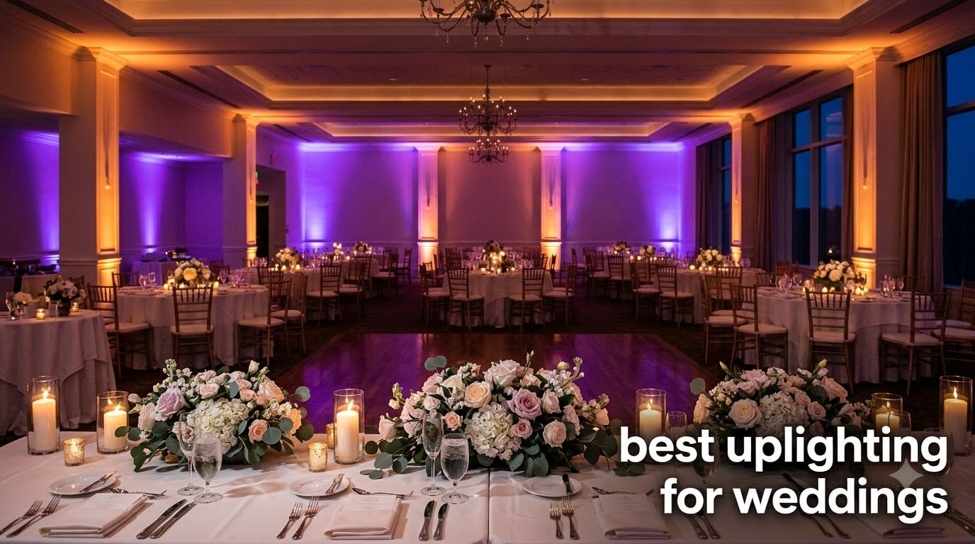 best uplighting for weddings