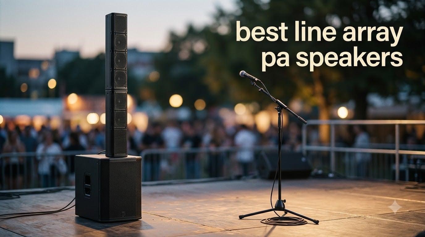 best line array pa speakers