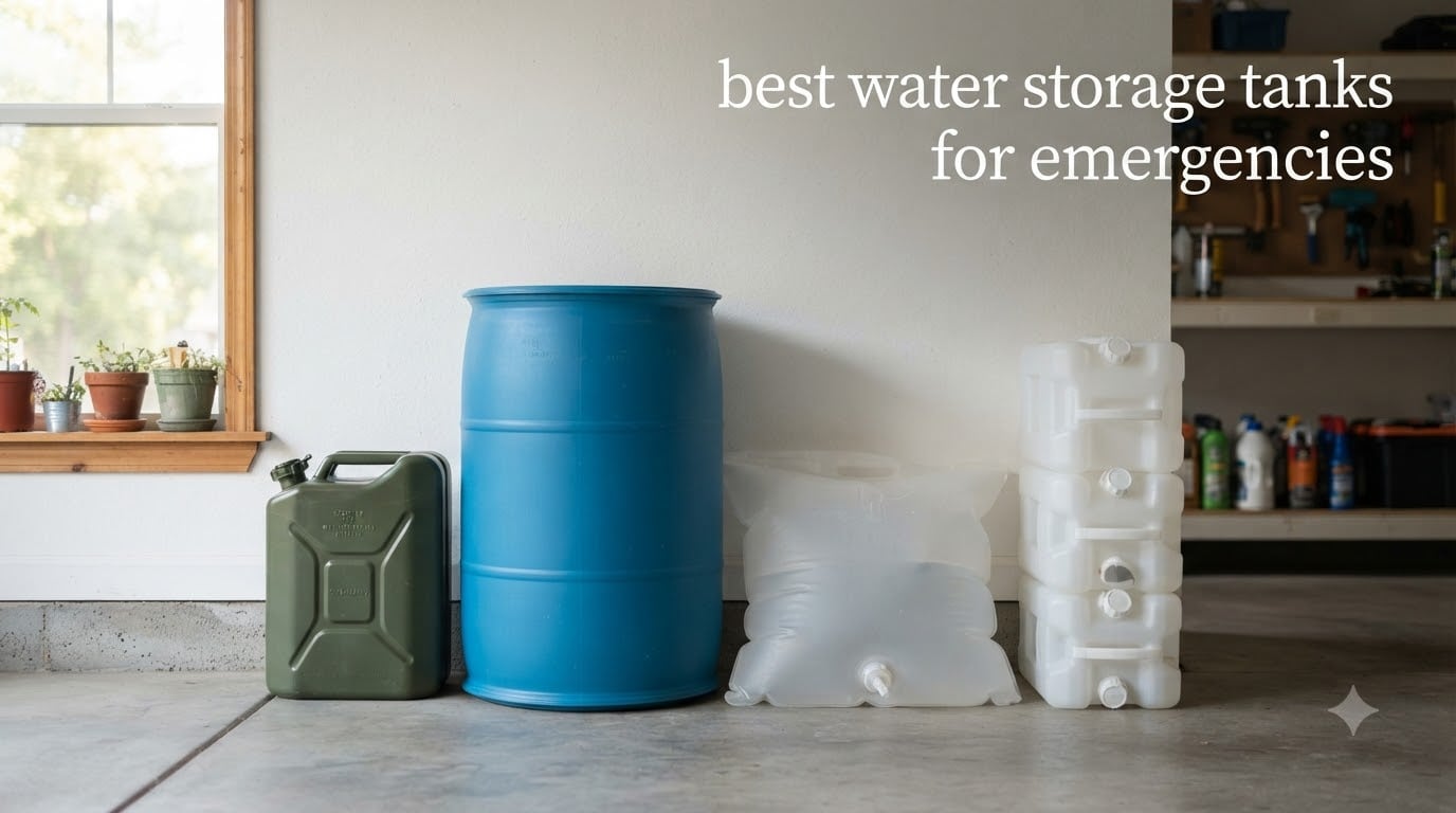 best water storage tanks for emergencies