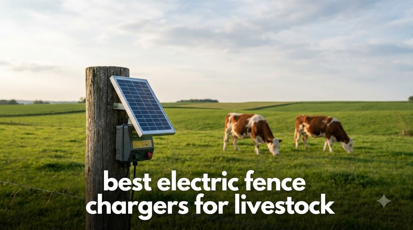 best electric fence chargers for livestock
