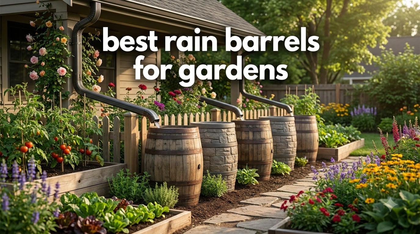 best rain barrels for gardens