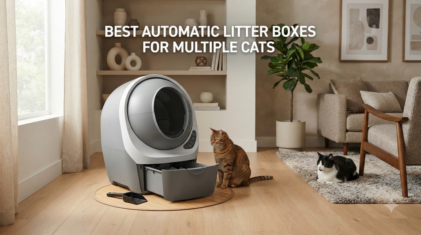 best automatic litter boxes for multiple cats