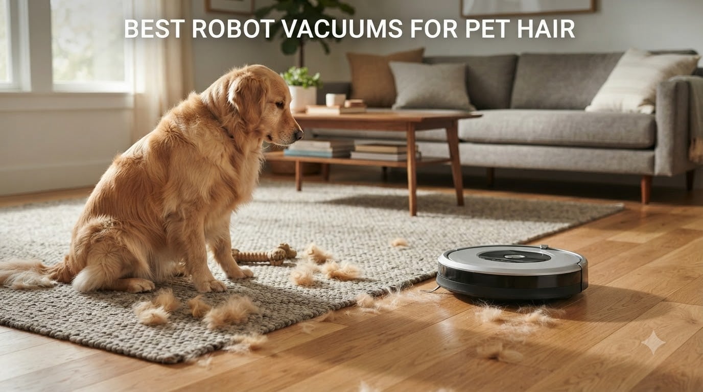 best robot vacuums for pet hair