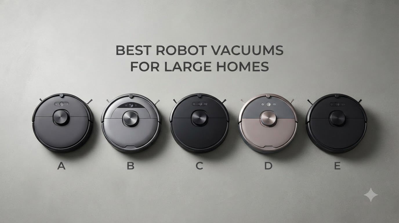 best robot vacuums for large homes