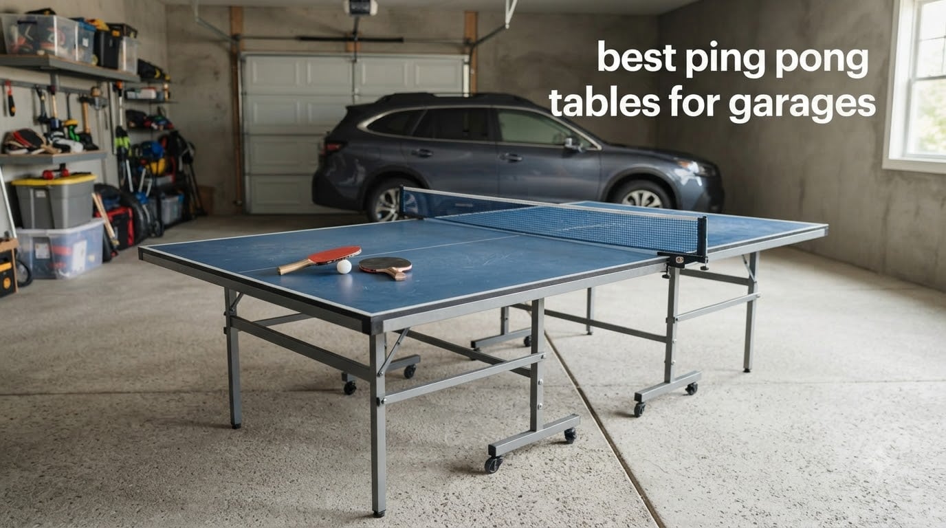best ping pong tables for garages