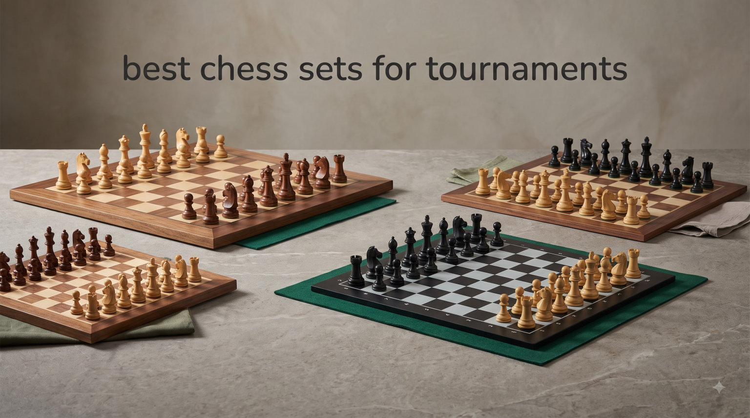 best chess sets for tournaments