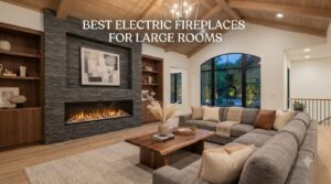 best electric fireplaces for large rooms