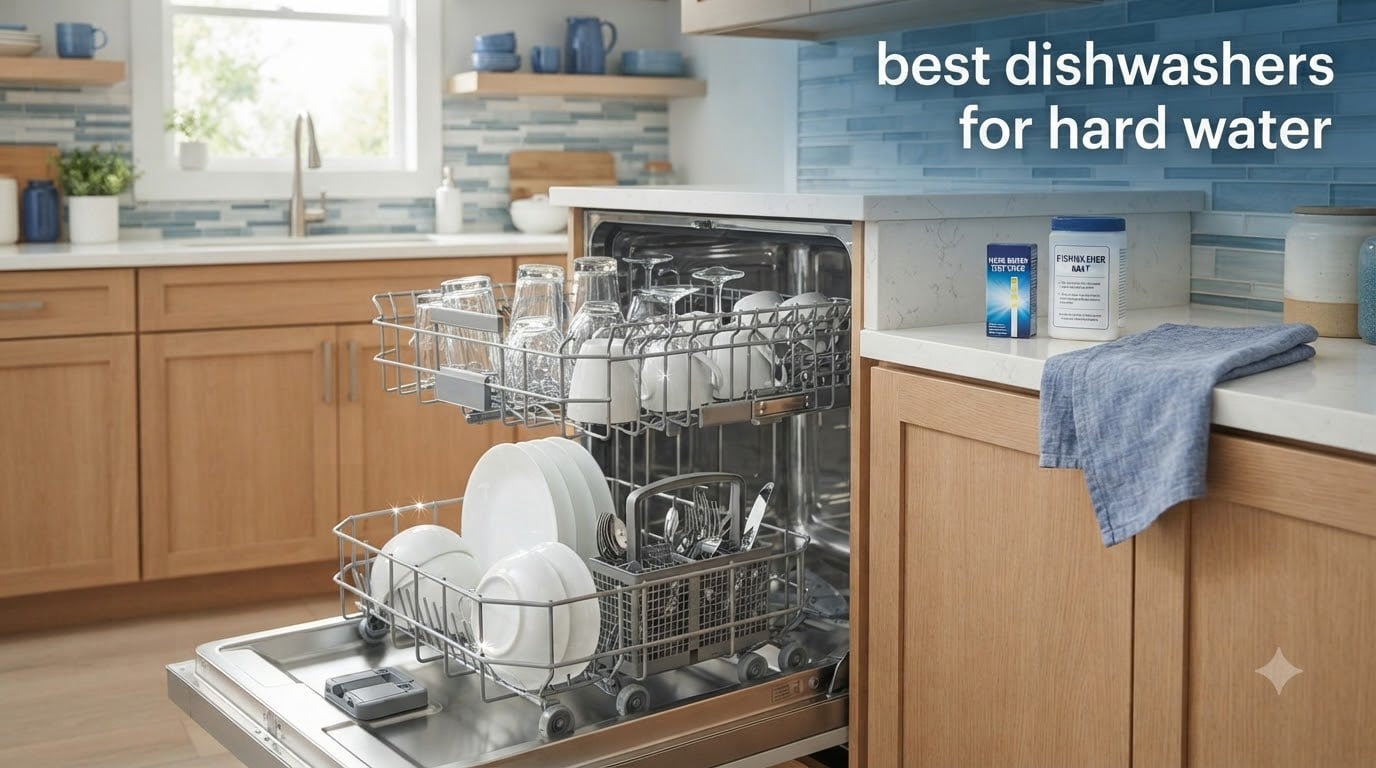 best dishwashers for hard water