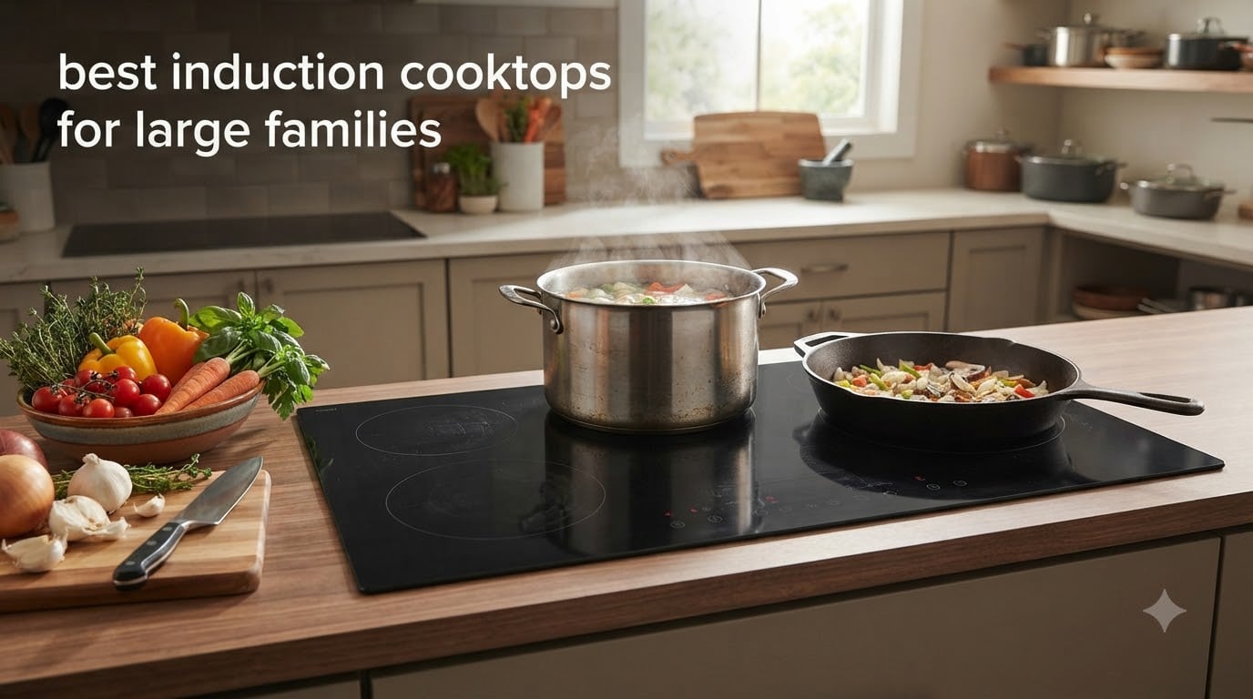 best induction cooktops for large families