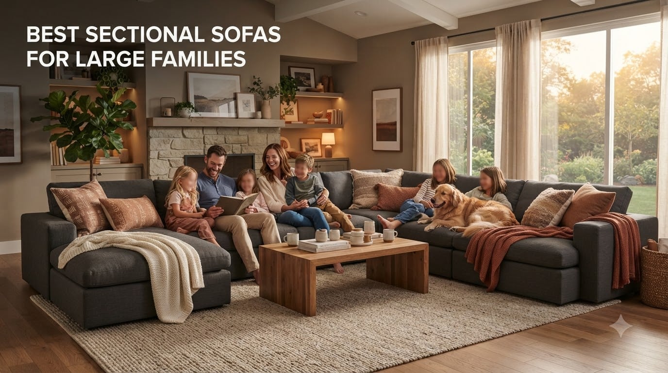 best sectional sofas for large families