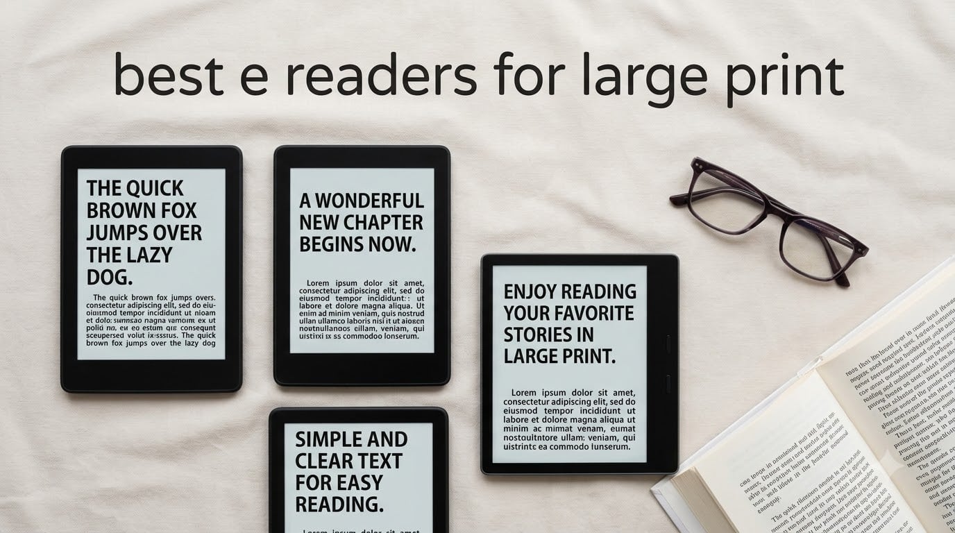 best e readers for large print