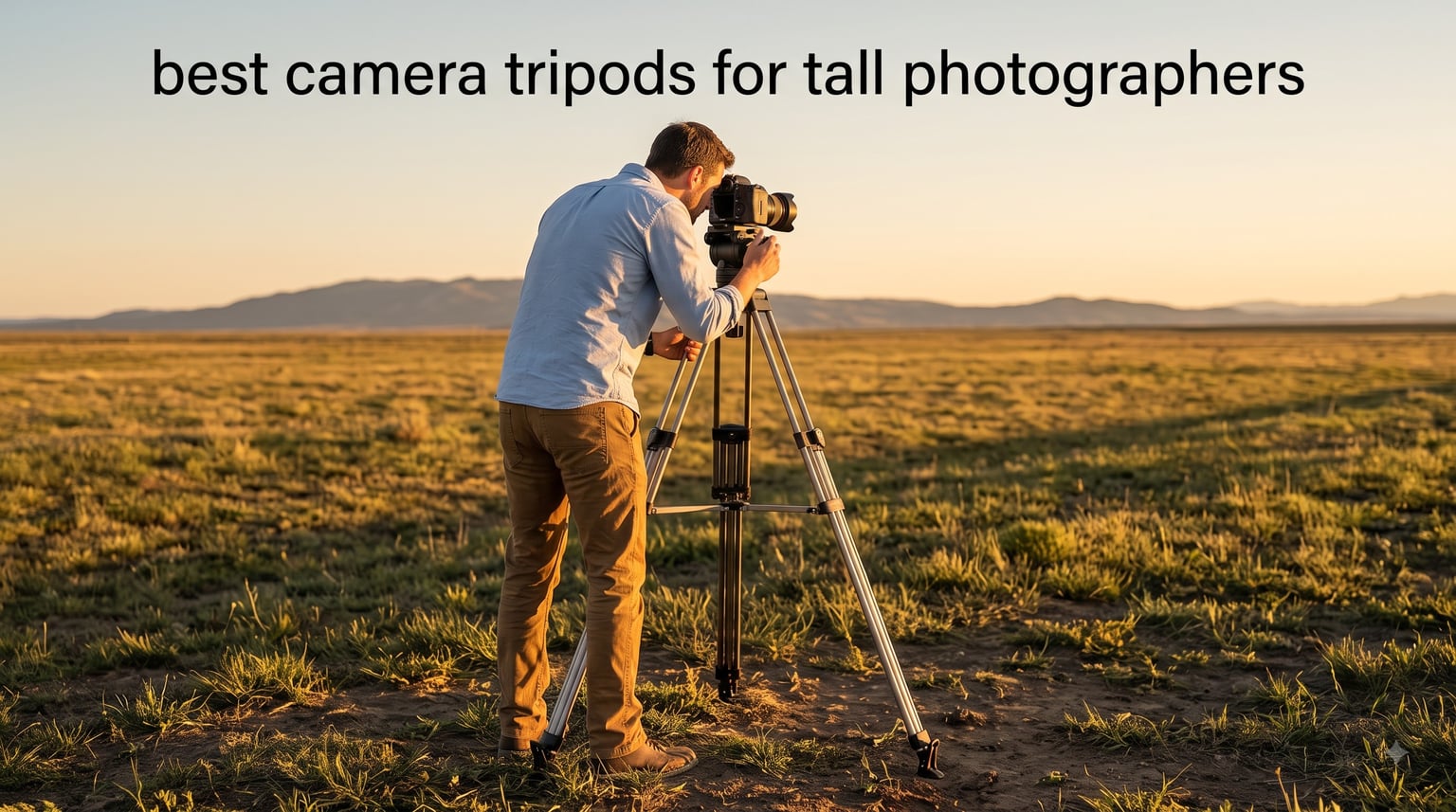 best camera tripods for tall photographers