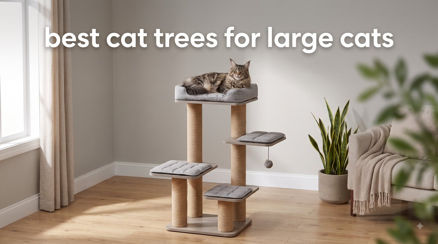 best cat trees for large cats
