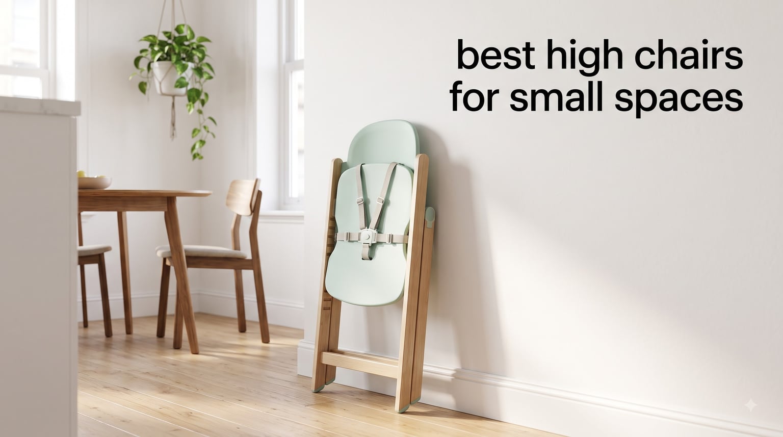 best high chairs for small spaces