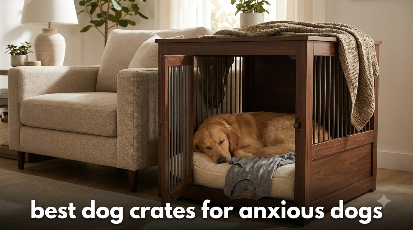 best dog crates for anxious dogs
