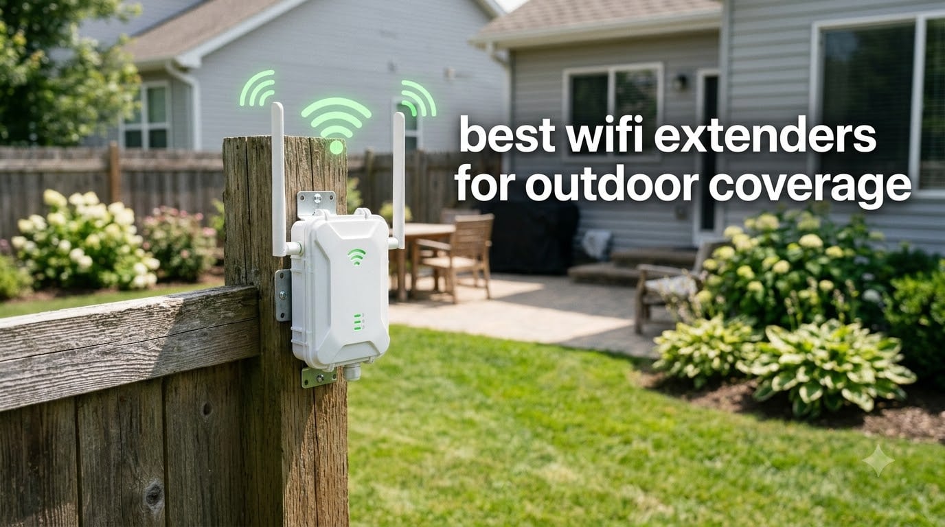 best wifi extenders for outdoor coverage