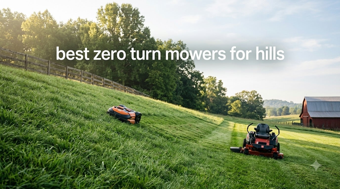 best zero turn mowers for hills
