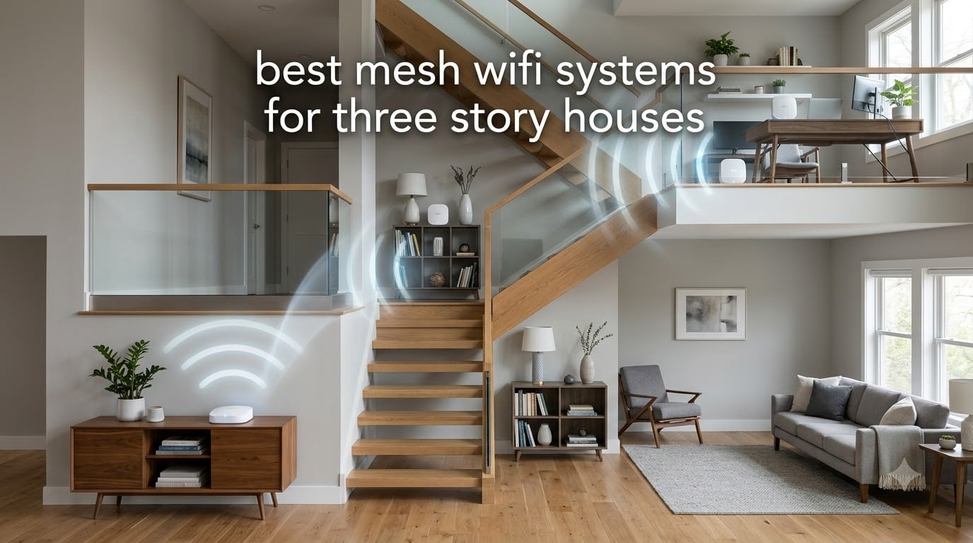 best mesh wifi systems for three story houses