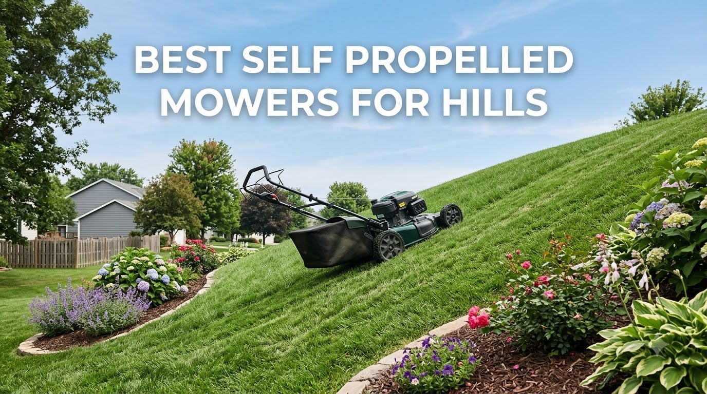 best self propelled mowers for hills