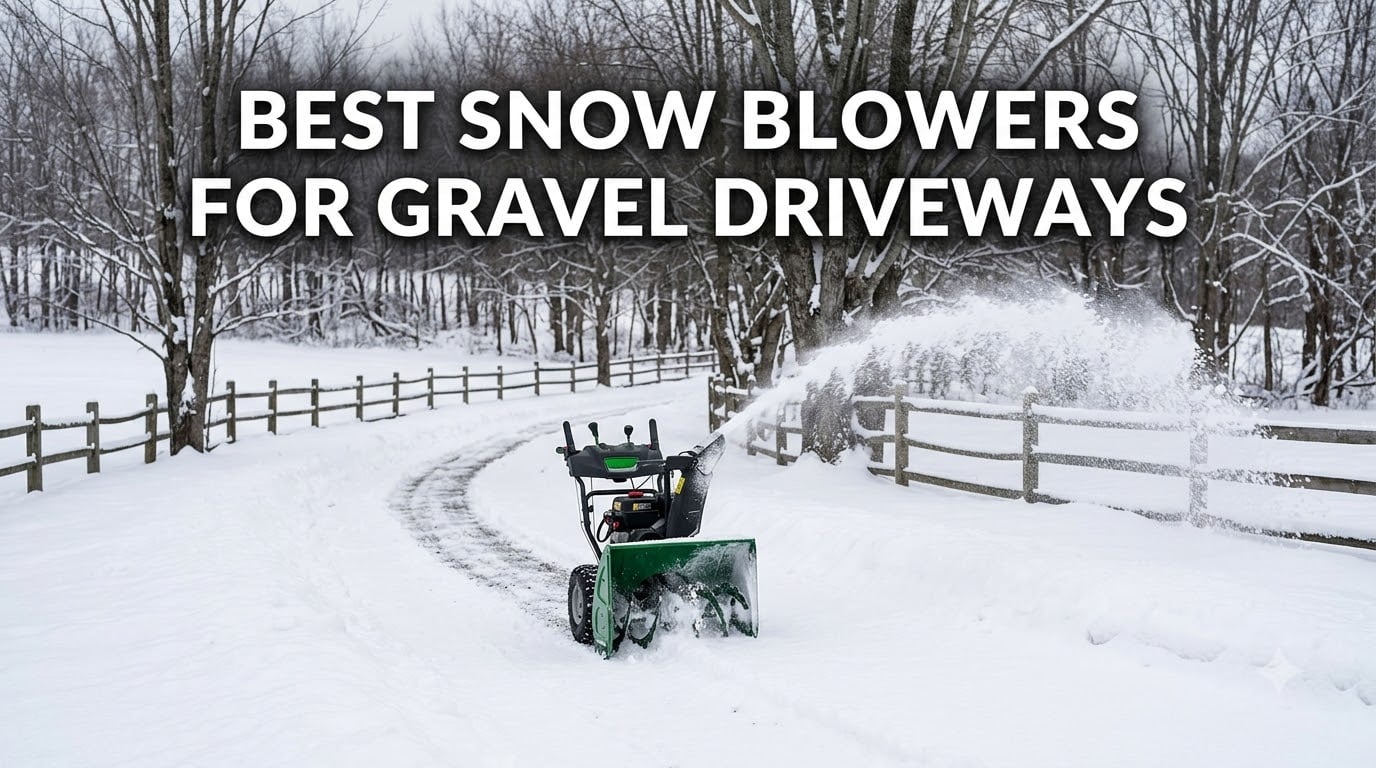 best snow blowers for gravel driveways