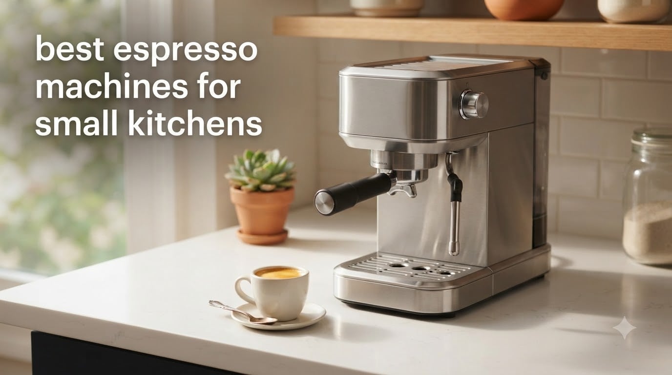 best espresso machines for small kitchens