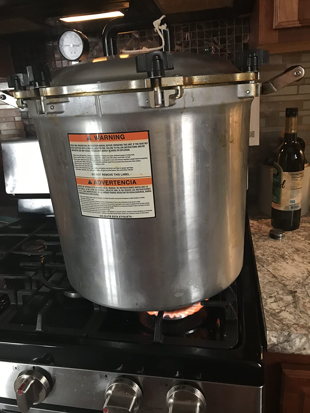 All American 1930: 21.5qt Pressure Cooker/Canner (The 921) - Exclusive Metal-to-Metal Sealing System - Easy to Open & Close - Suitable for Gas, Electric, or Flat Top Stoves - Made in the USA customer photo 1