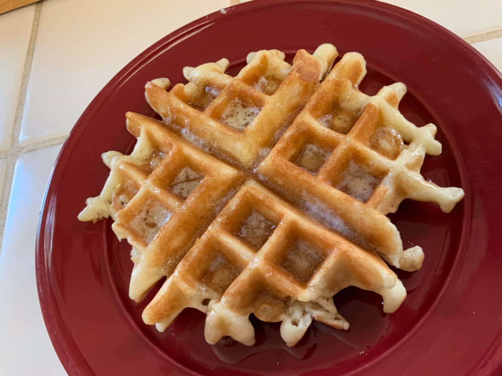 NordicWare 15040 Cast Aluminum Stovetop Belgium Waffle Iron customer photo 2