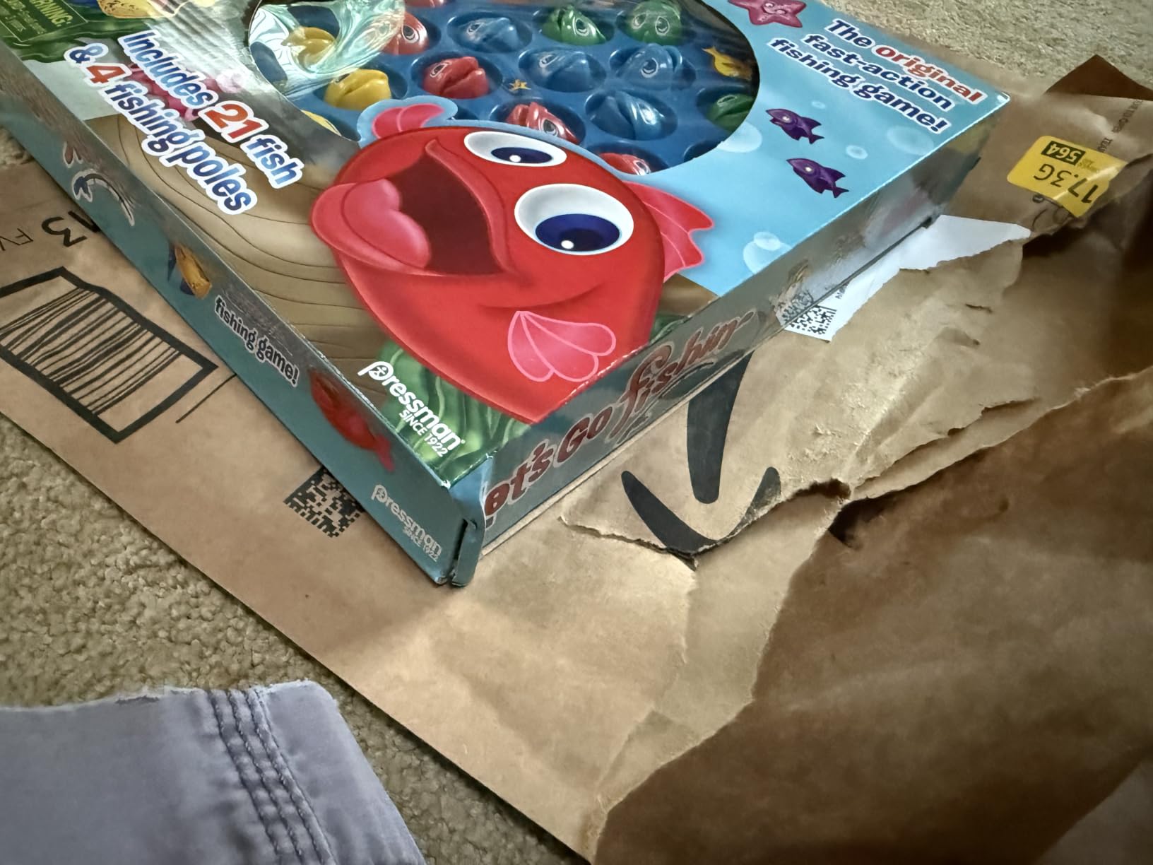 Let's Go Fishin' Game by Pressman - The Original Fast-Action Fishing Game!, 1-4 players customer photo 2