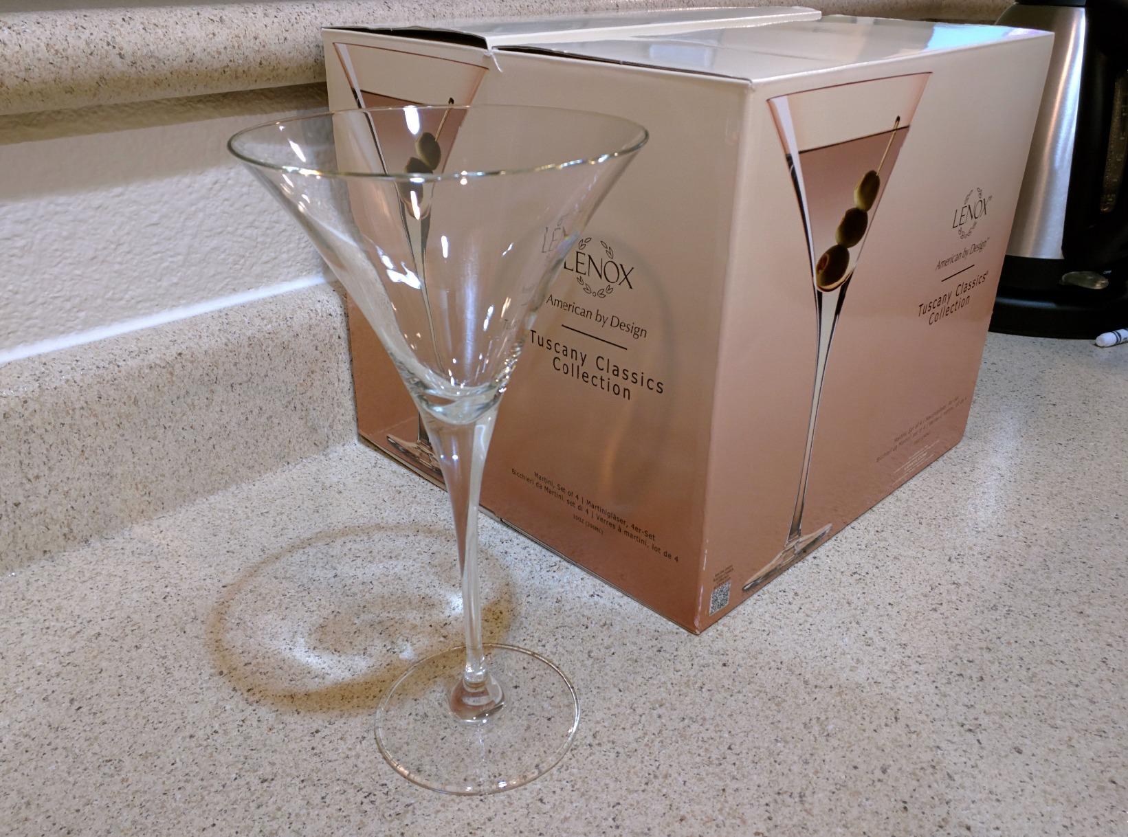 Lenox Tuscany Classics Martini Glasses, 10oz, Set of 4 customer photo 2
