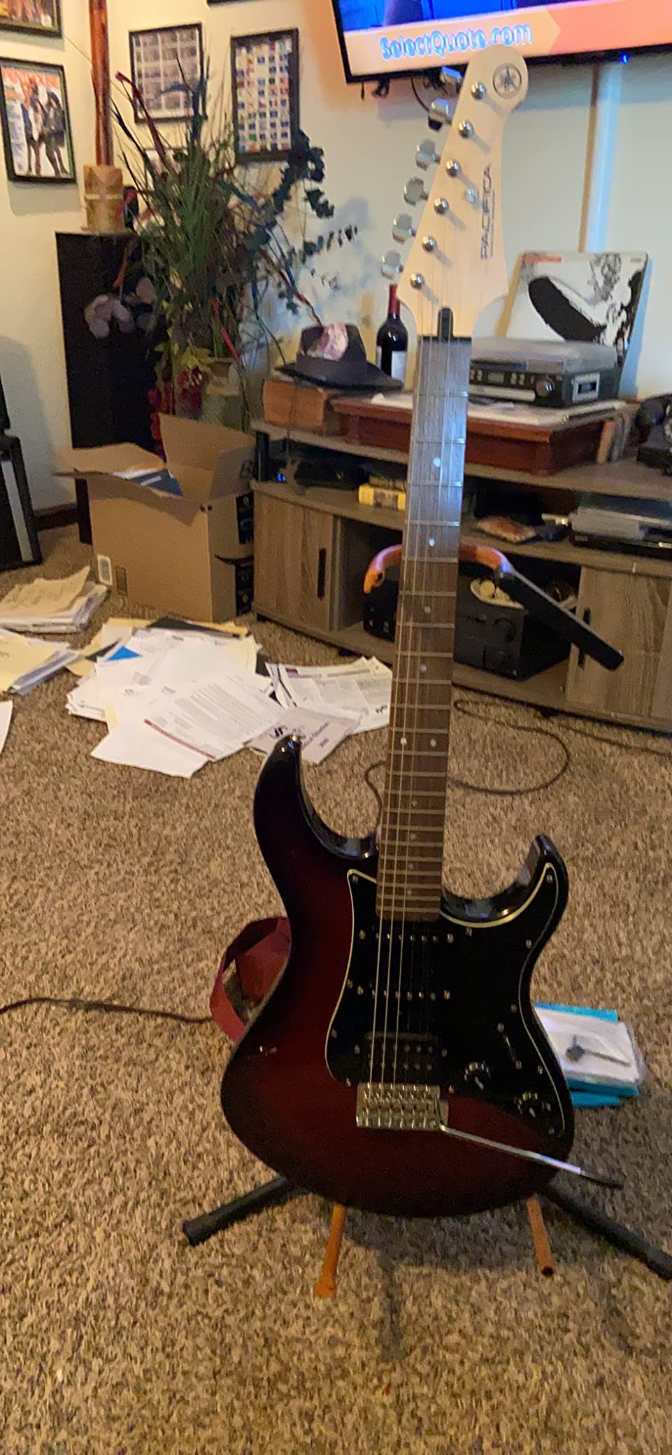 Yamaha Pacifica Series PAC12 Electric Guitar; Metallic Blue customer photo 1
