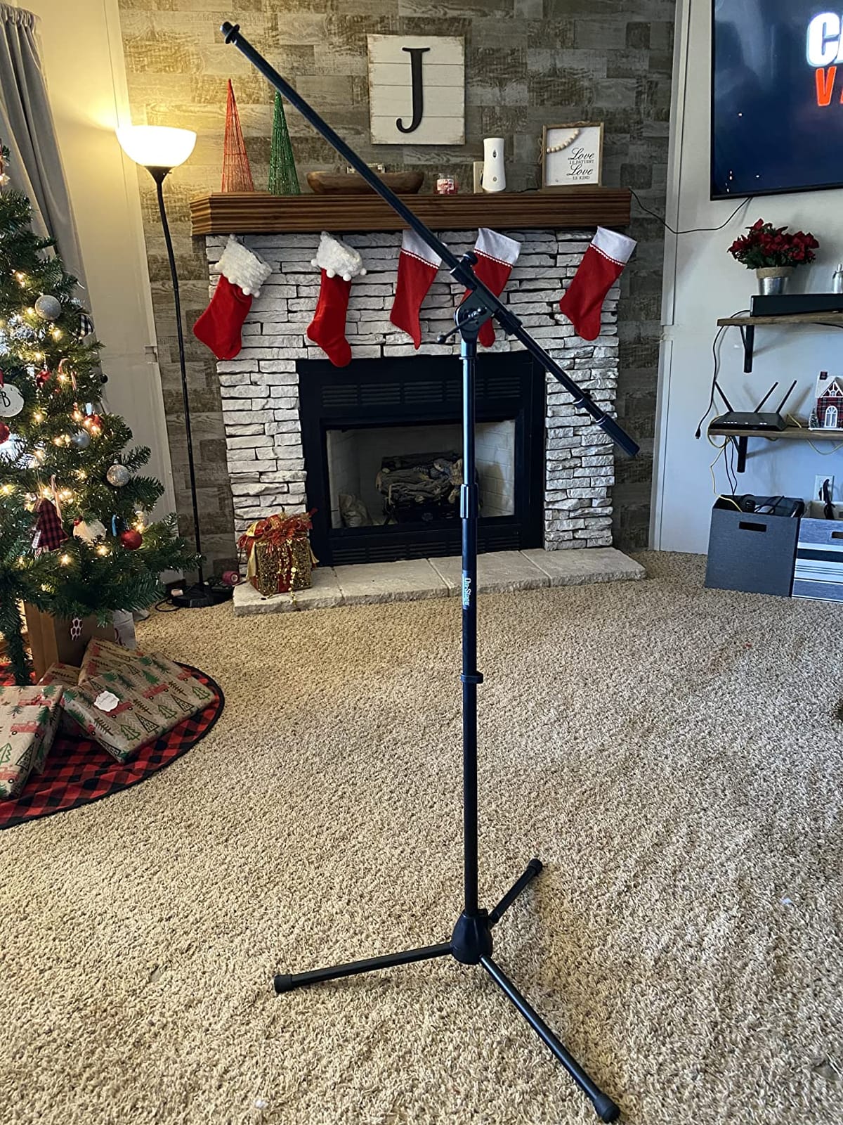 On-Stage MS7701B Euro Boom Mic Stand (For Vocal and Instrument Microphones customer photo 2