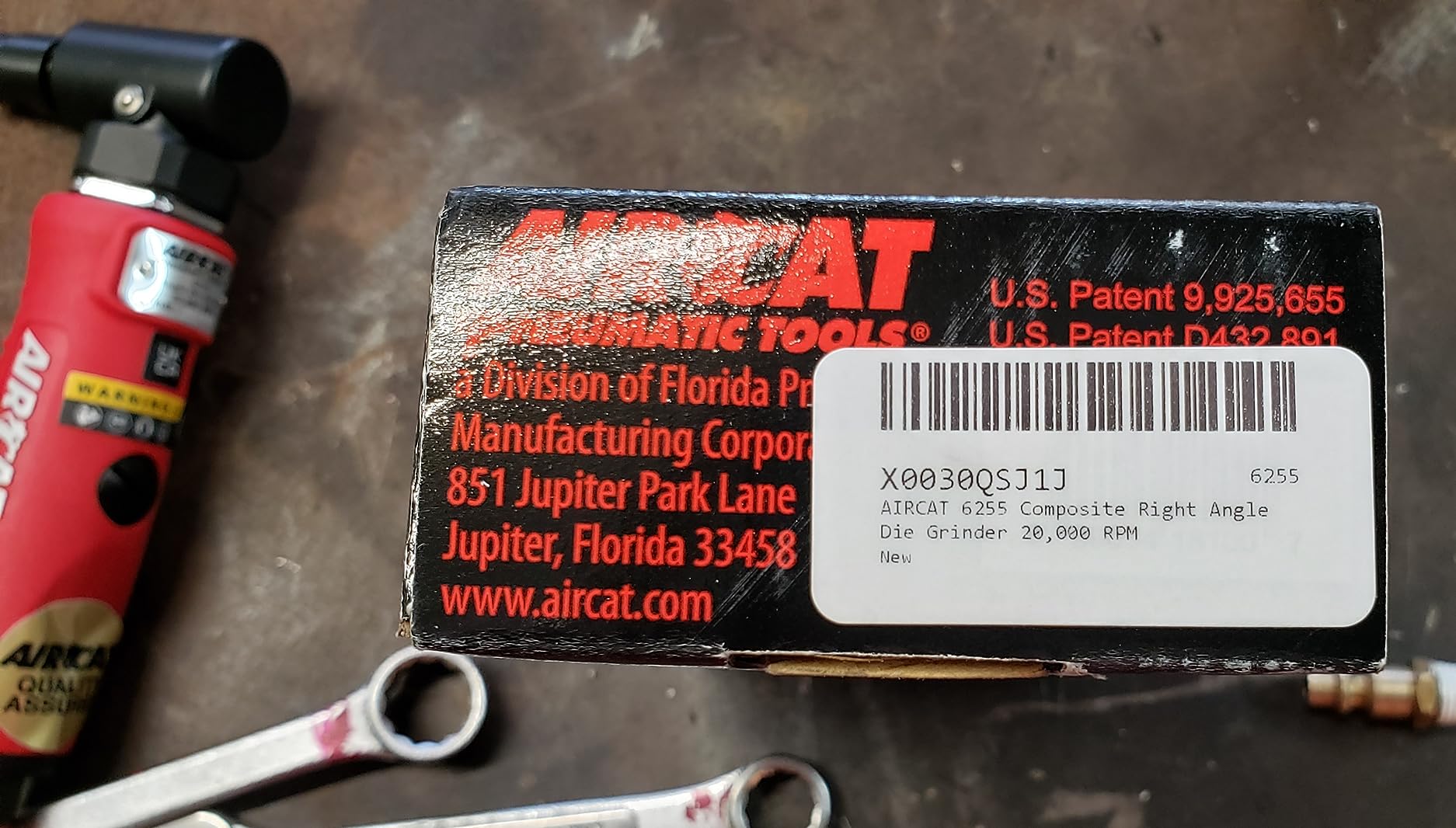 AIRCAT 6255 .4 HP Composite Right Angle Die Grinder, 18,000 RPM customer photo 2