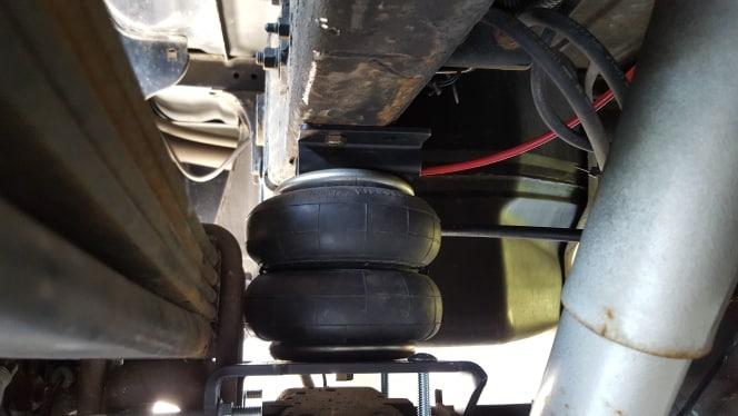Firestone Airide 2250 Ride-Rite Rear Air Springs Kit fits 2001-2010 Silverado Sierra 2500HD 3500HD | 5-100 PSI | Load Capacity of 5,000 lbs | No Drill Installation customer photo 2