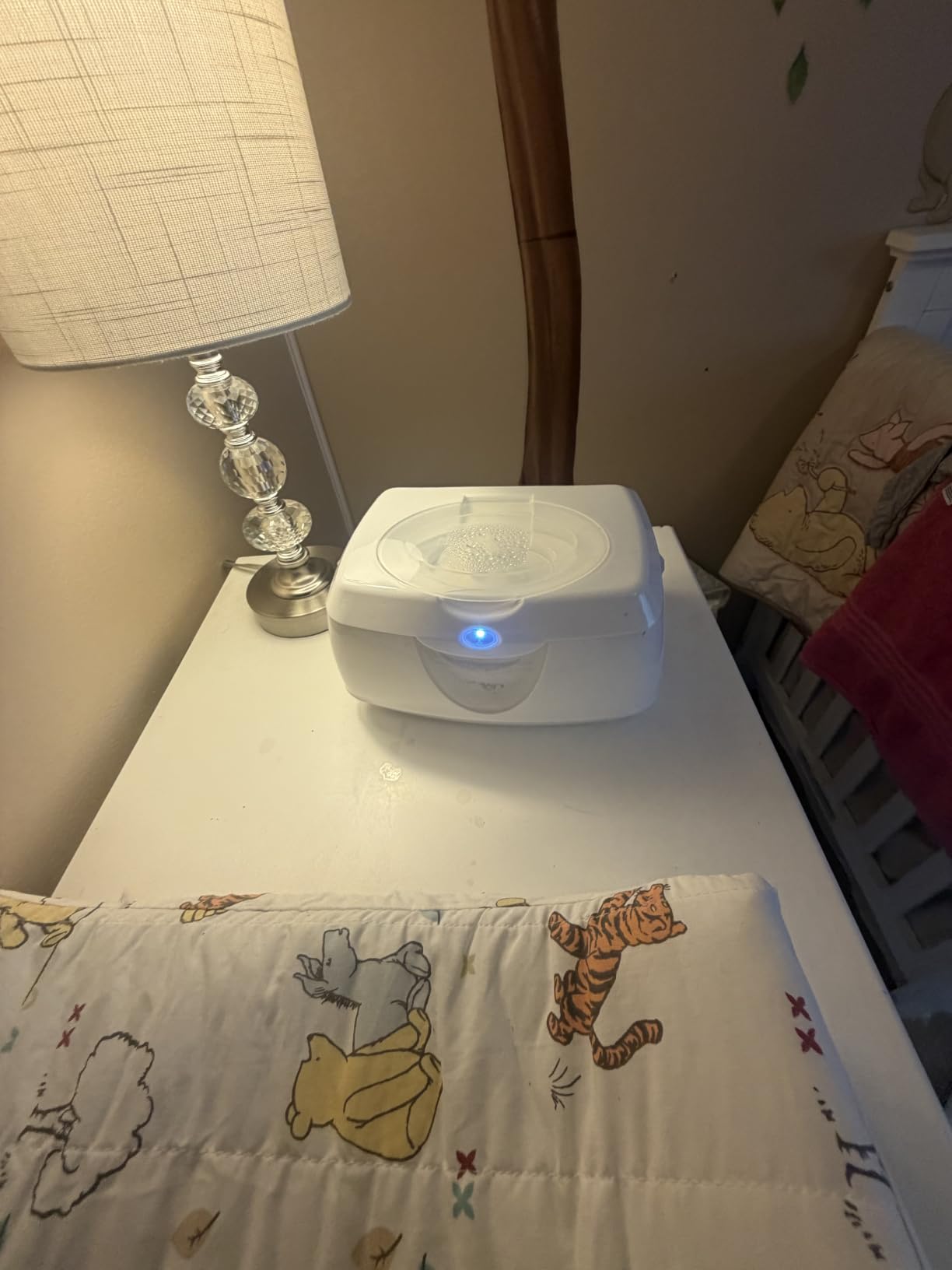Munchkin Warm Glow Baby Wipe Warmer with Nightlight, White customer photo 1